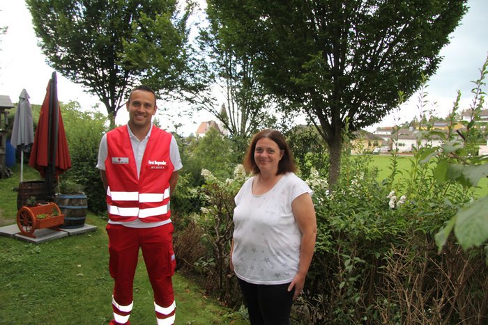 Andreas Reiter und Marianne Fischer (c) Roteskreuz Perg