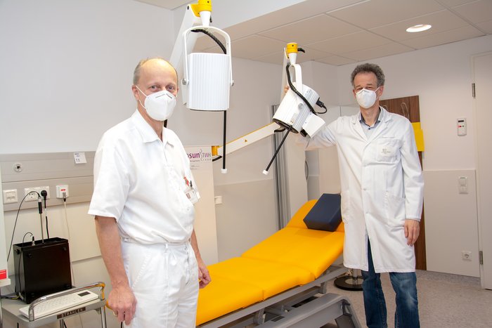 Strahlentherapie, Prim. Dr. Geinitz, OA Dr. Feichtinger