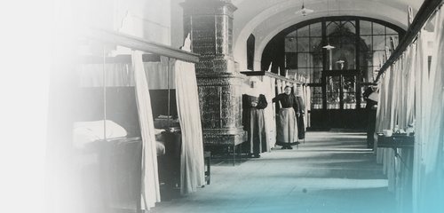 Elisabethinen Linz - Krankensaal um 1927