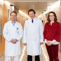 Gruppenfoto Dr. Clausen, Dr. Petzer und Dr. Herzog