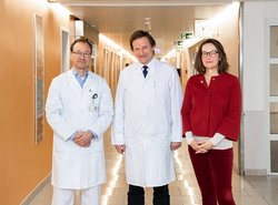 Univ.-Doz. Dr. Johannes Clausen, Dr.in Michaela Herzog, Prim. Univ.-Prof. Dr. Andreas Petzer 