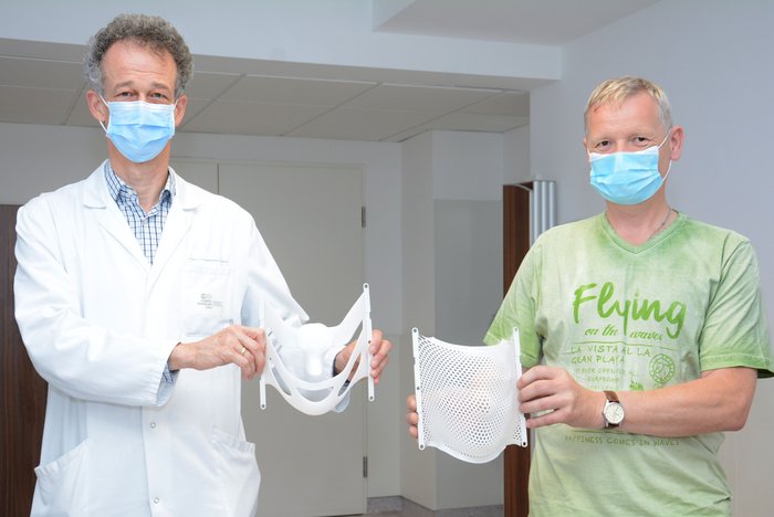 Prim. Prof. Dr. Hans Geinitz; Patient Thomas Pichler