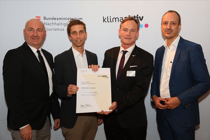 Preisübergabe Klimaaktiv