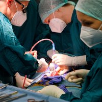Operationsszene Nierentransplantation