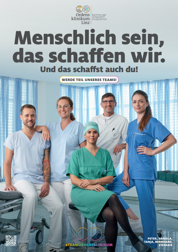 Neue Recruiting-Kampagne des Ordensklinikum Linz